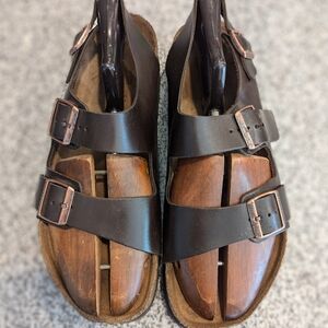 Birkenstock Milano - Size 46 = 12-12.5 US Men's -Brown - Full grain leather